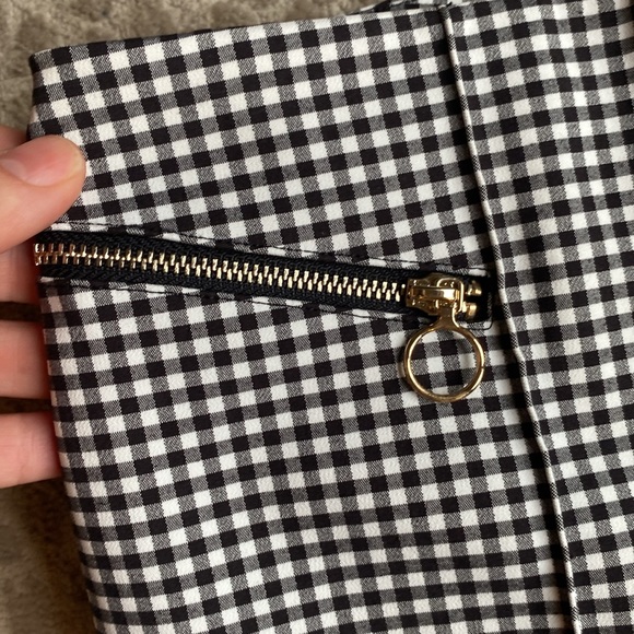 Opening Ceremony Cady Black & White Gingham Pants, size 2 - Picture 4 of 9